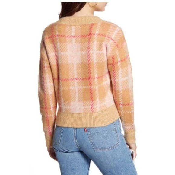 BP. Plaid Print Pullover Sweater - Picture 2 of 6